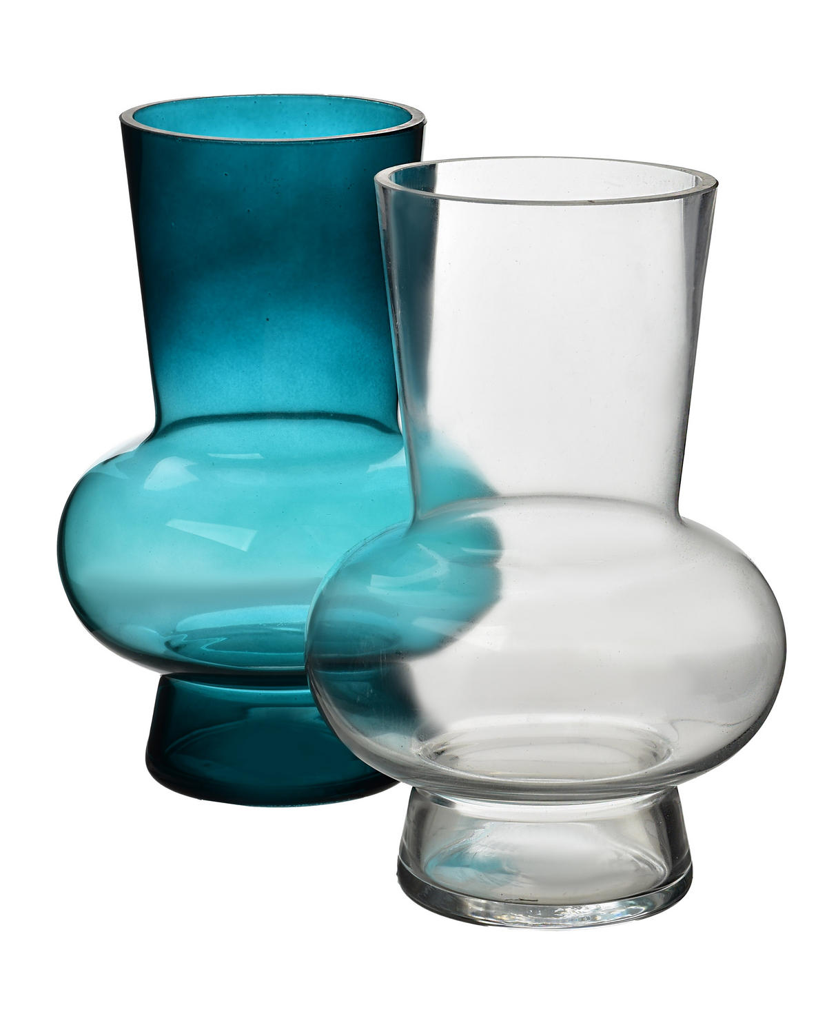 VASE Serenite Transparent 10/15/23cm Glas - Transparent, Glas (23cm) - Mondex