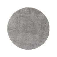 HOCHFLORTEPPICH rund Soda Grau ø 200 cm rund - Grau, Textil (200/1cm) - KUNSTLOFT