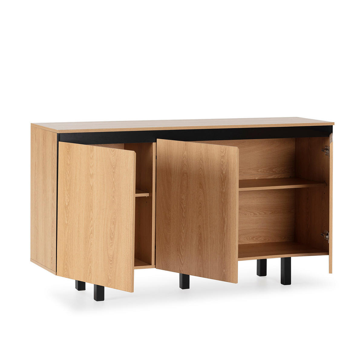 SIDEBOARD Molina, eichefarben - Honigeiche, Holzwerkstoff (150/85/40cm) - VS Venta-stock