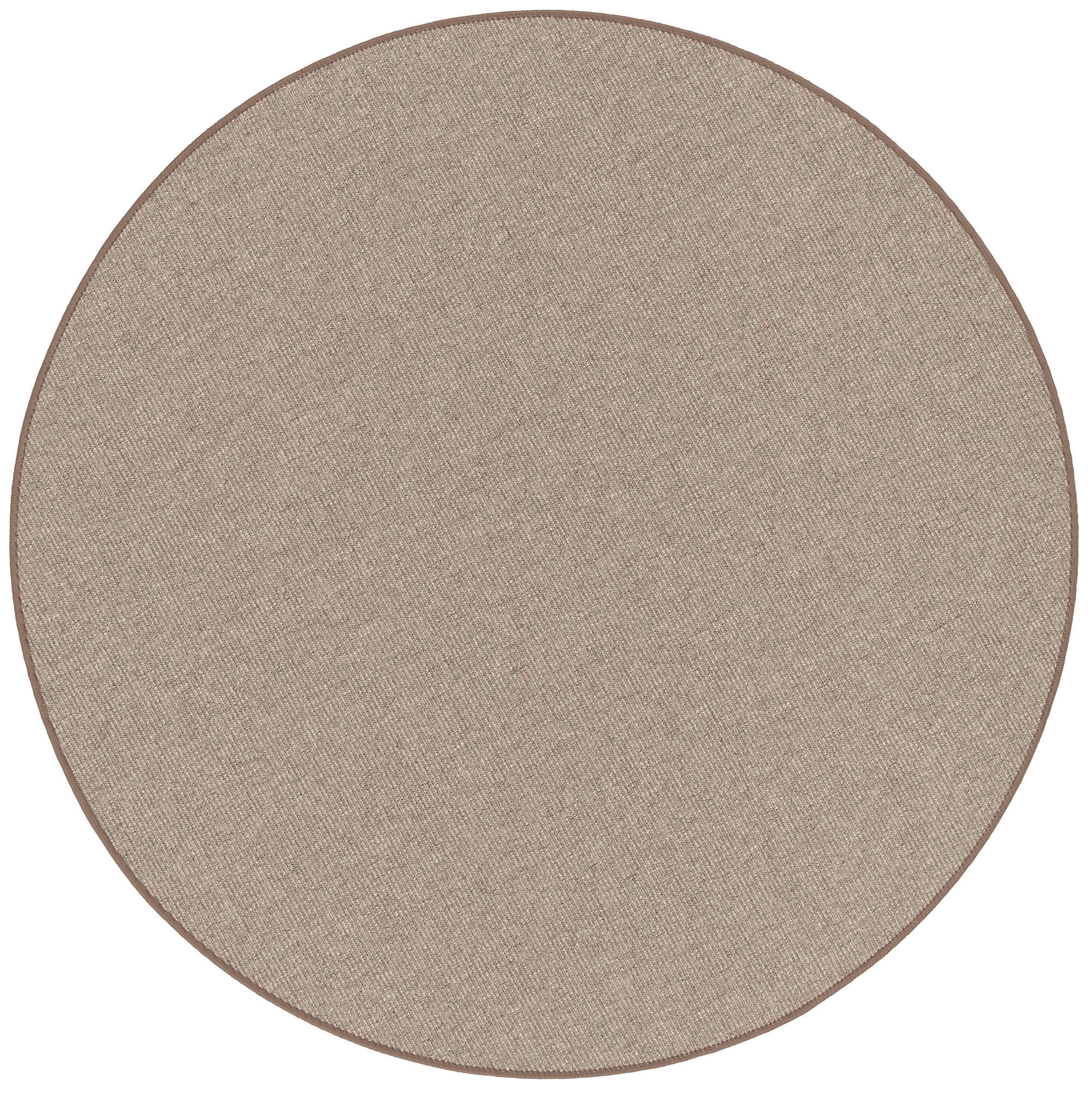 NATUR SISAL-OPTIK TEPPICH TAFF RUND - Braun, Textil (200/200cm) - Snapstyle
