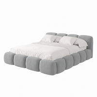 POLSTERBETT SUENO 180x200 cm in Grau, gepolstertes Kopfteil, Metalllattenrost, Bettkasten, Chenille-Stoff - Naturfarben/Grau, Holz/Textil (180/200cm) - Muffo