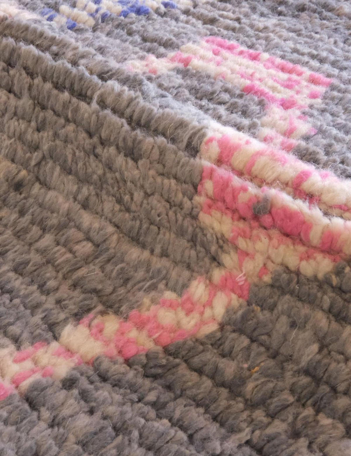 BERBERTEPPICH aus reiner Wolle 75x 406 cm - Grau, Naturmaterialien (75/406cm) - AFK Living