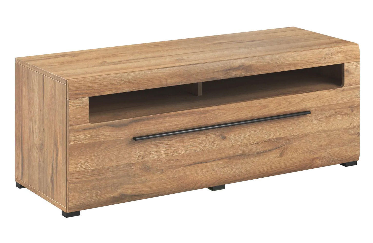 LOWBOARD Toro Eiche Grandson 160 / 50 / 52cm - Braun, Holz/Holzwerkstoff (160/52/50cm) - Feldmann-Wohnen