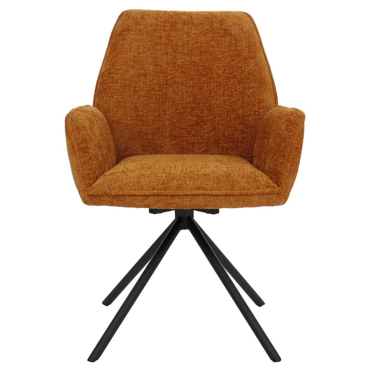 ESSZIMMERSTUHL Gelb, Schwarz 6er-Set - Gelb/Schwarz, Textil (60/86/60cm) - MCW