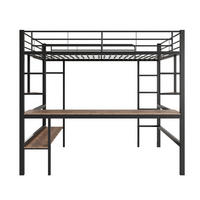 HOCHBETT Eisen 90/200 cm Schwarz - Schwarz, Metall - Raumix