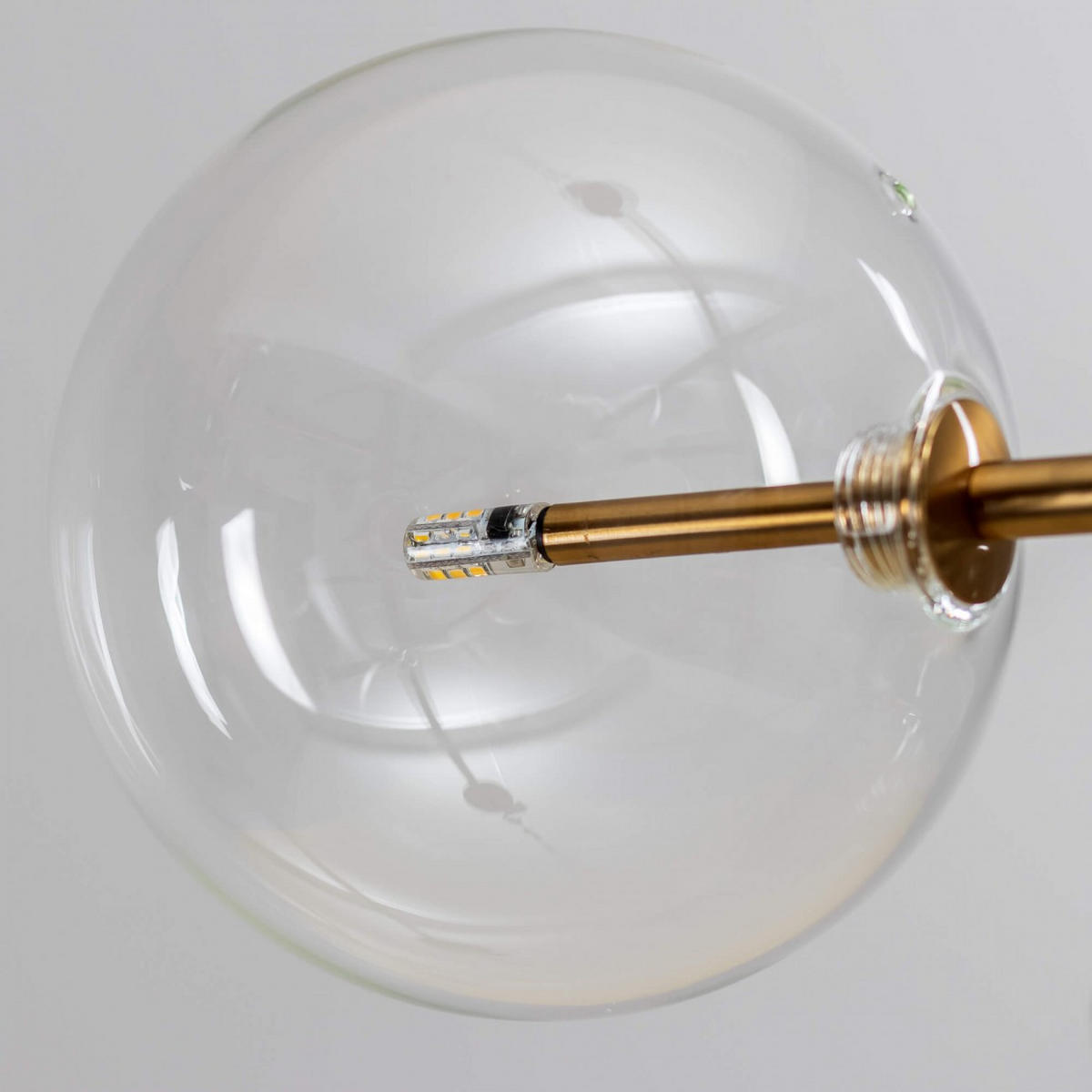 HÄNGELEUCHTE Osam, Messing, 96cm - Goldfarben, Metall (70/70/96cm) - KOSILUM