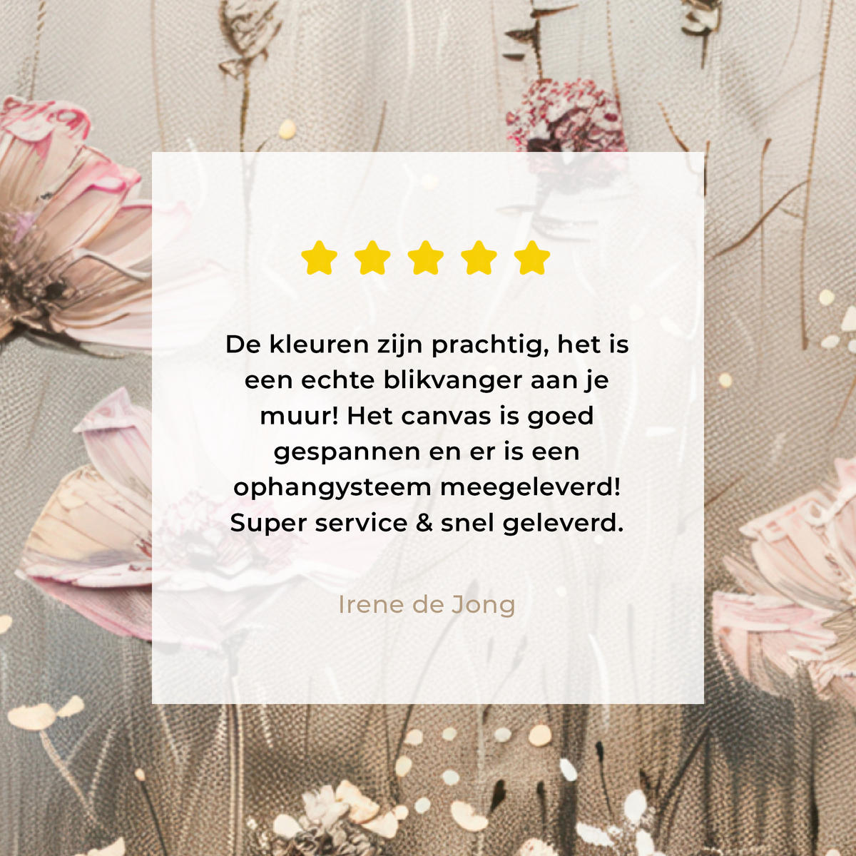 LEINWANDBILD Blumen - Rosa - Modern - Beige 60x80 cm - Beige, Textil (60/80cm) - MuchoWow