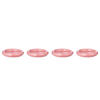 APPETIZERTELLER (4er Set) Groove - Rosa, Keramik (12/12/2cm) - Butlers