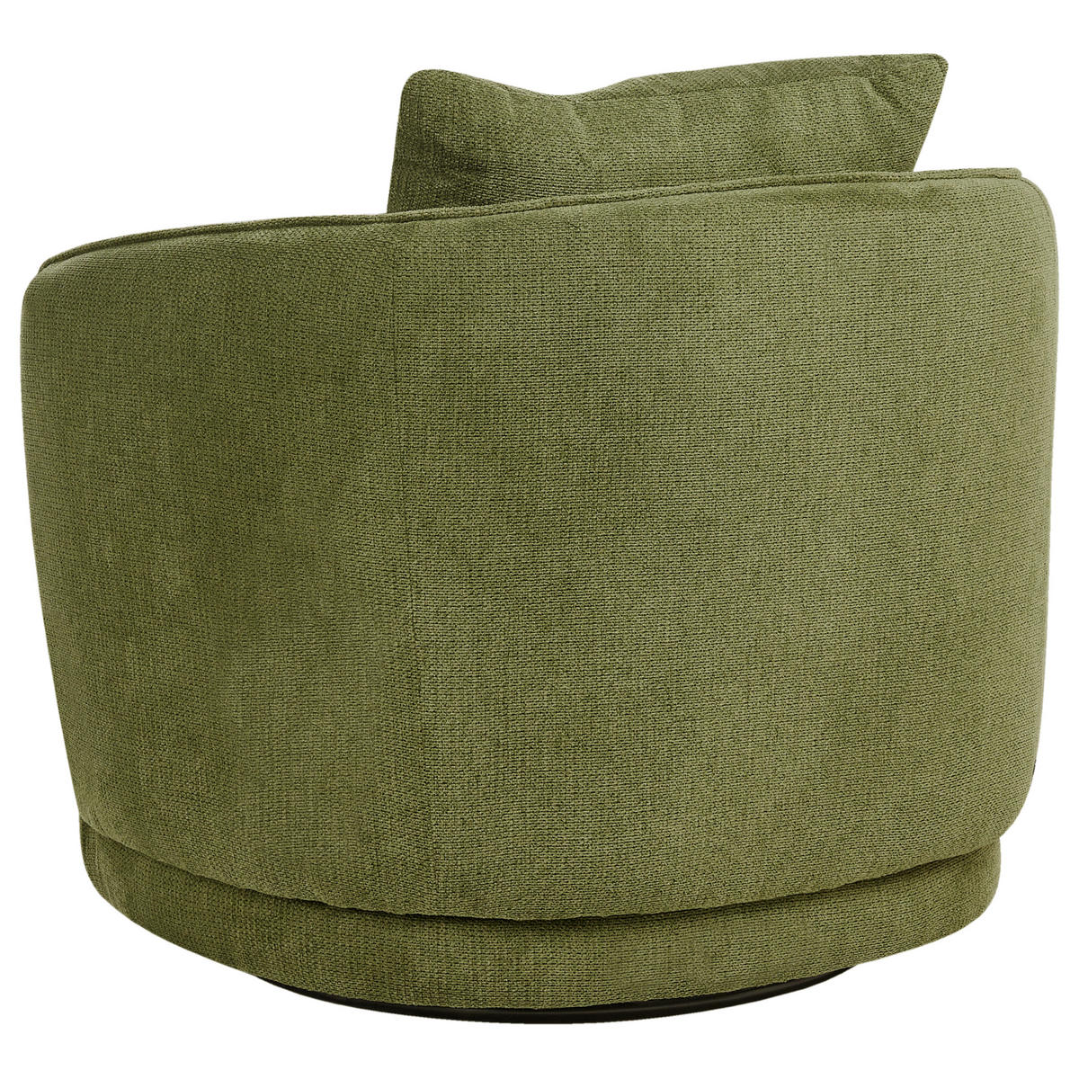 DREHSESSEL Stoff Grün Andalen - Grün, Textil (85/74/79cm) - Beliani