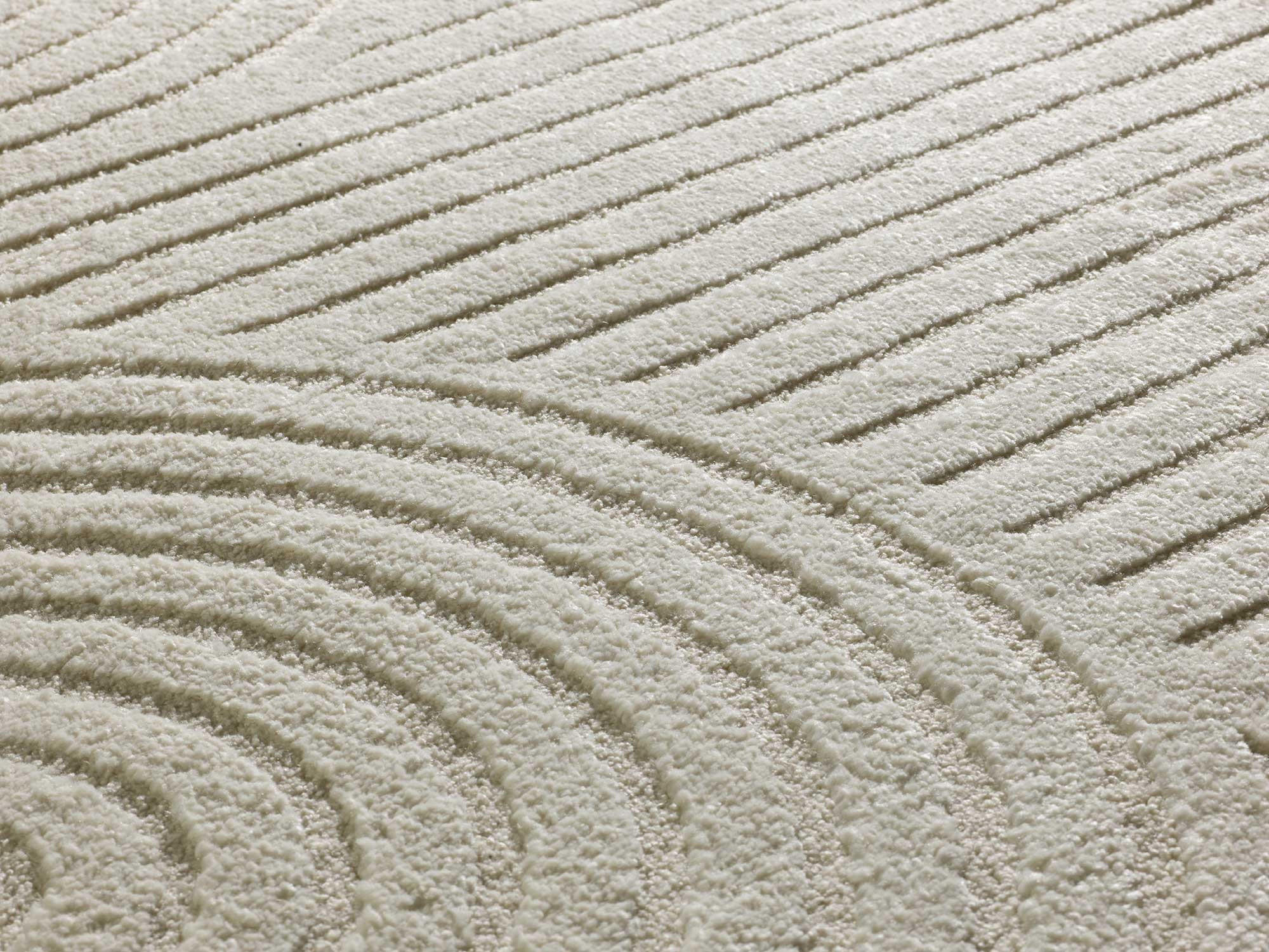 WEBTEPPICH Creme Verona 120/170 cm - Creme, Naturmaterialien/Textil (120/170cm) - Atticgo