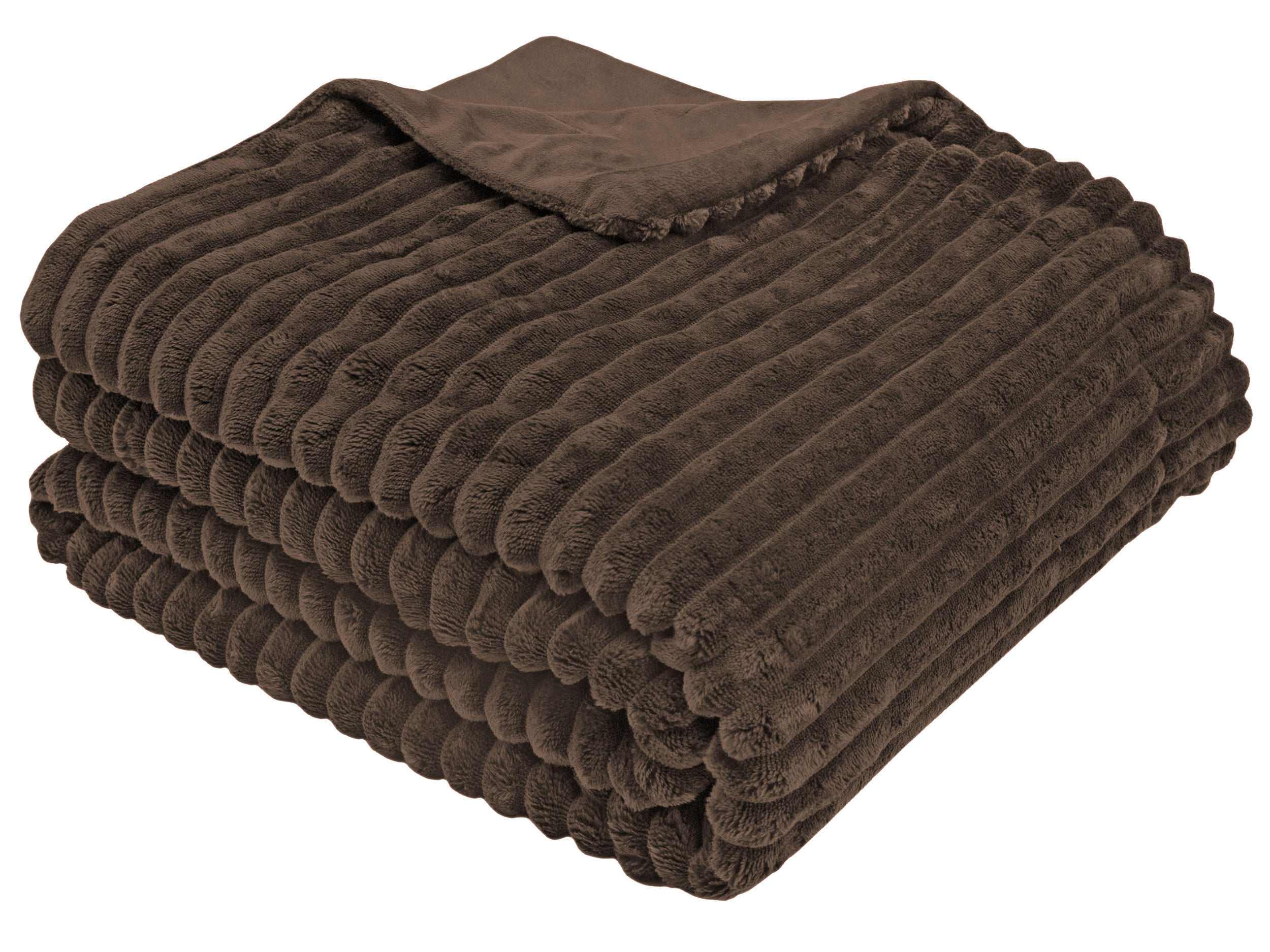 KUSCHELDECKE, 150x200 cm, 100% Polyester, Braun - Braun, Textil (150/200cm) - Zollner