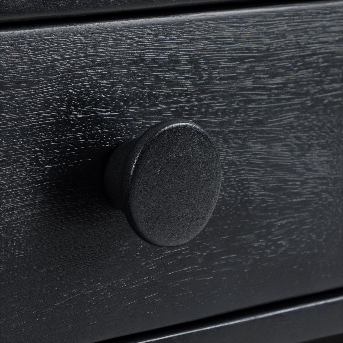 NACHTTISCH TURU schwarz - Schwarz, Holz (55/55/46cm) - IDIMEX