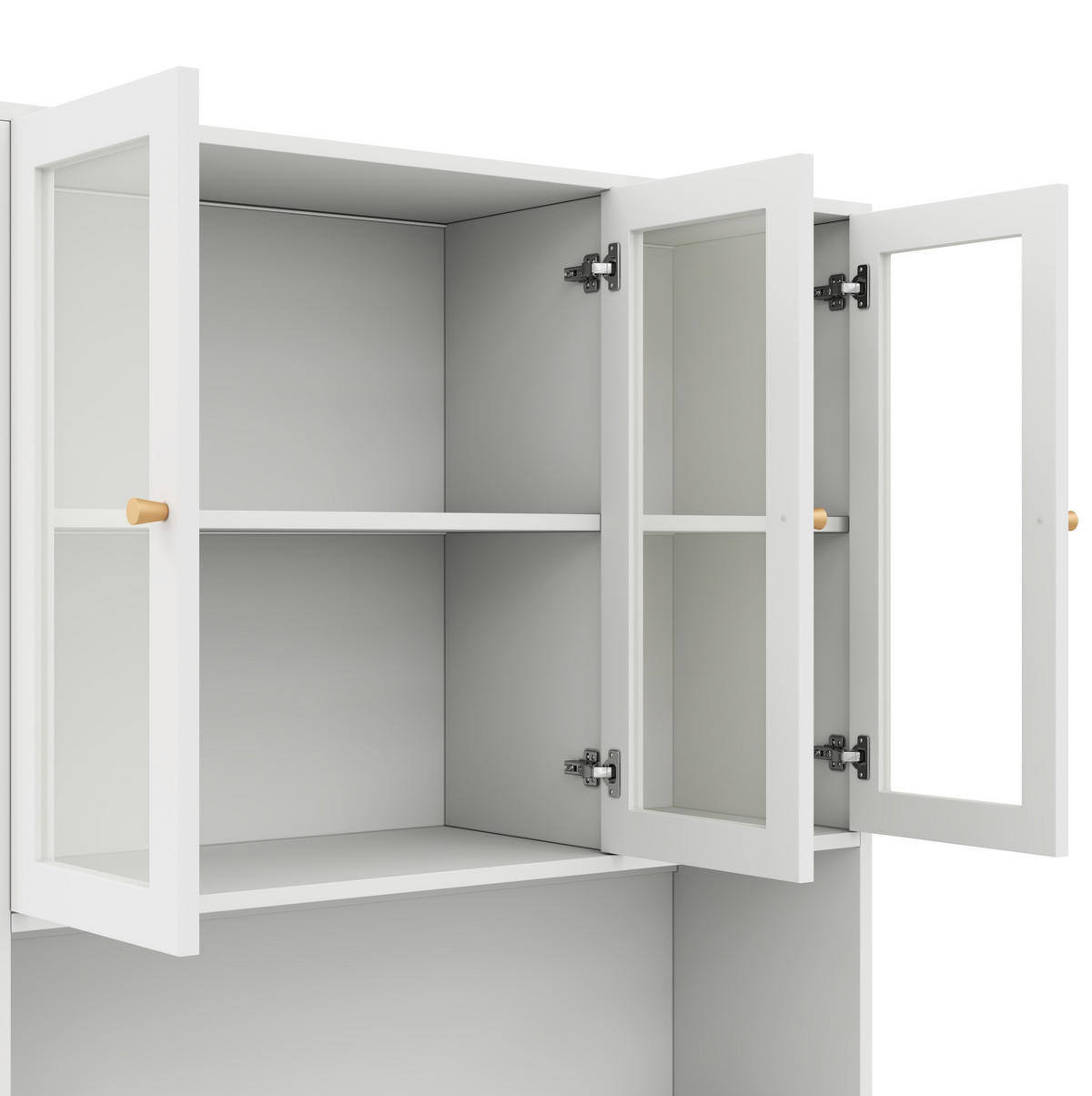 HIGHBOARD 100/200/35 cm Weiß aus MDF mit LED-Beleuchtung - Weiß, Holzwerkstoff (35/200/100cm) - OKMYHOME