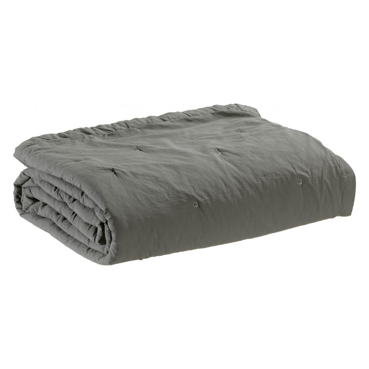 BETTÜBERWURF Tika donner 260 x 260 cm - Grau, Textil (260/260cm) - Vivaraise
