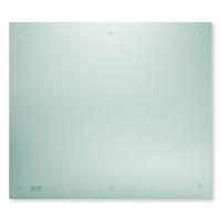 HERDABDECKPLATTE, transparent - Transparent, Glas (55.7/0.5/50cm) - bremermann