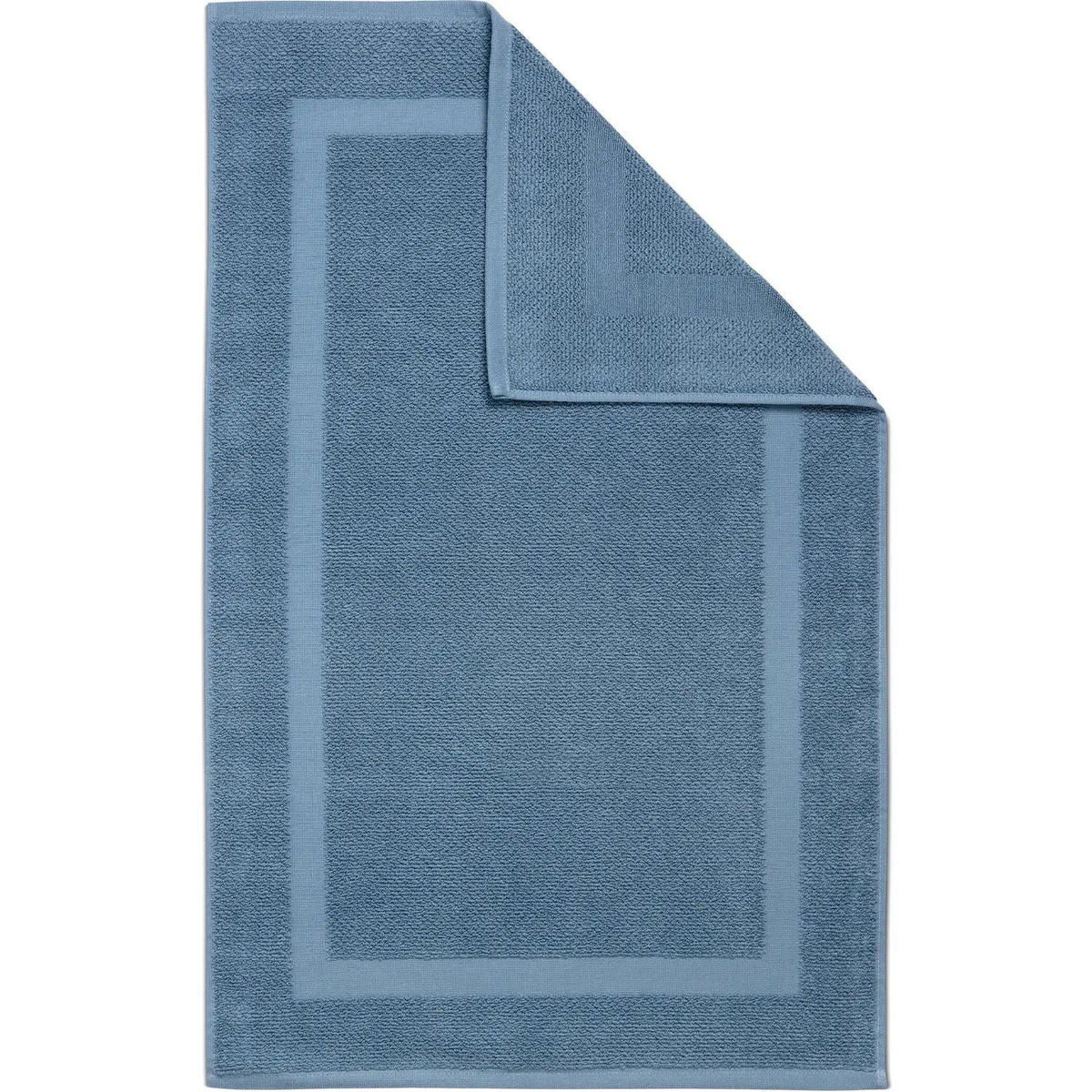 BADVORLEGER Spa Blau 50 x 80 cm - Blau, Textil (50/80cm) - Herzbach Home