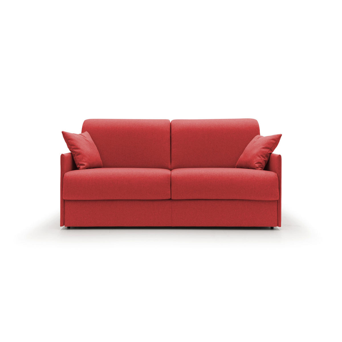 SCHLAFSOFA Evans - Rot, Textil (149/90/96cm) - Divani.store