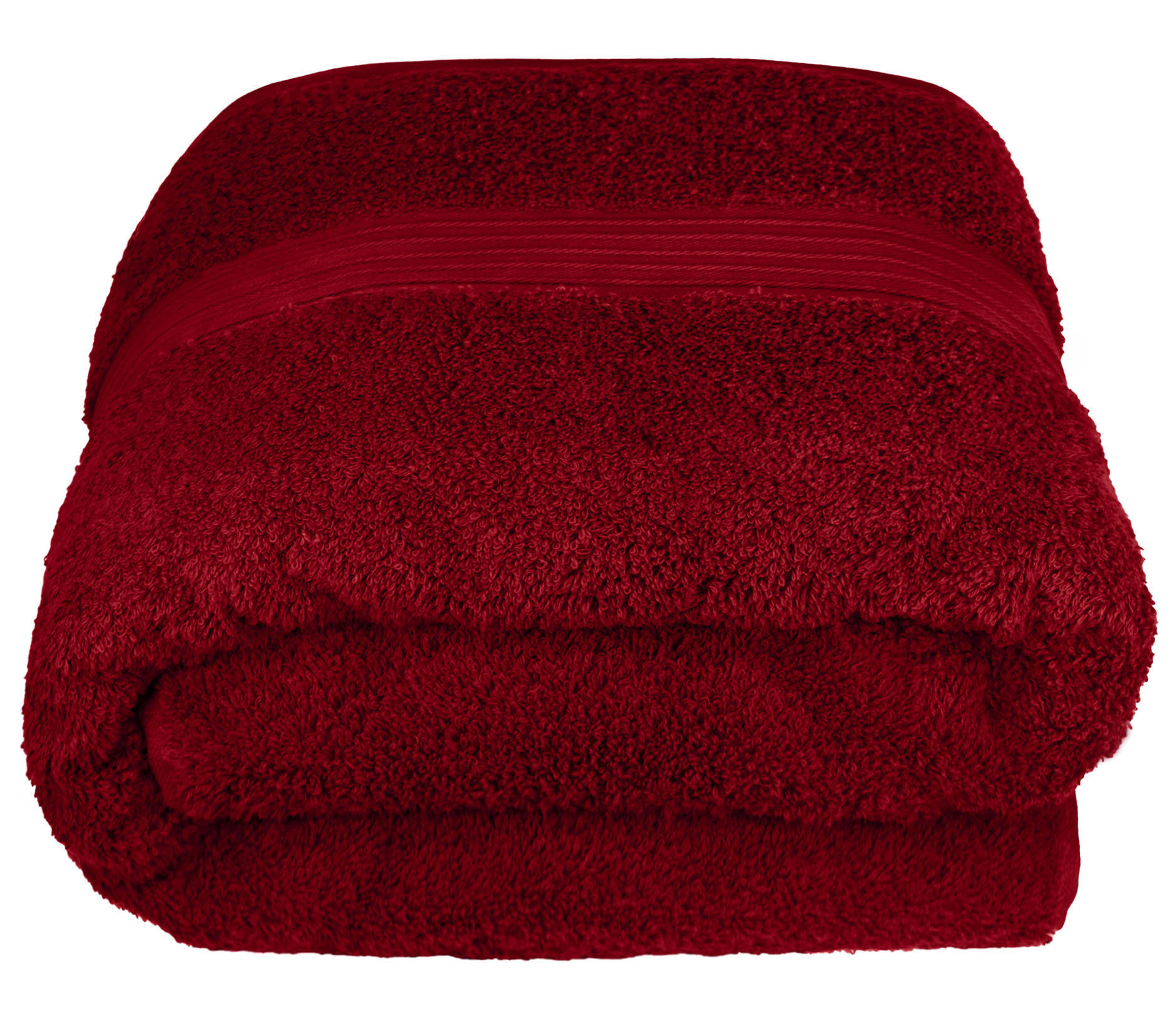 SAUNATUCH Linz Rubinrot 85x220 cm - Bordeaux, Textil (85/220cm) - Lashuma