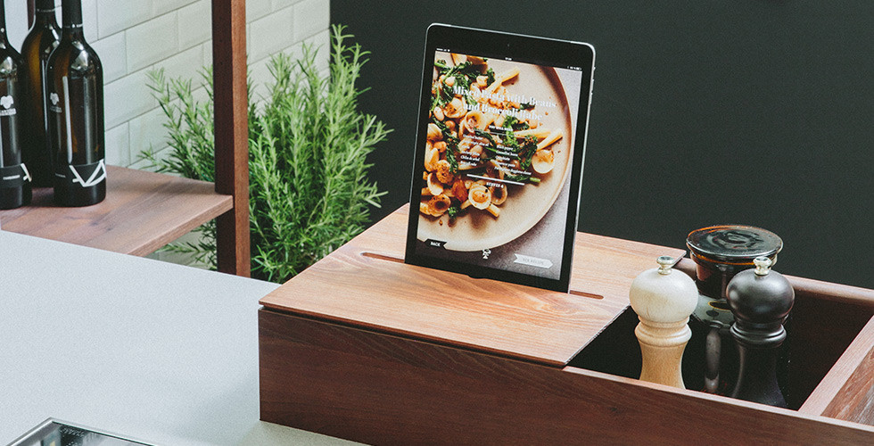 iPad-Halterung für die Küche