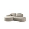 ECKSOFA Girona Mit Schlaffunktion - Beige, Holzwerkstoff/Textil (278/179cm) - Fun Möbel