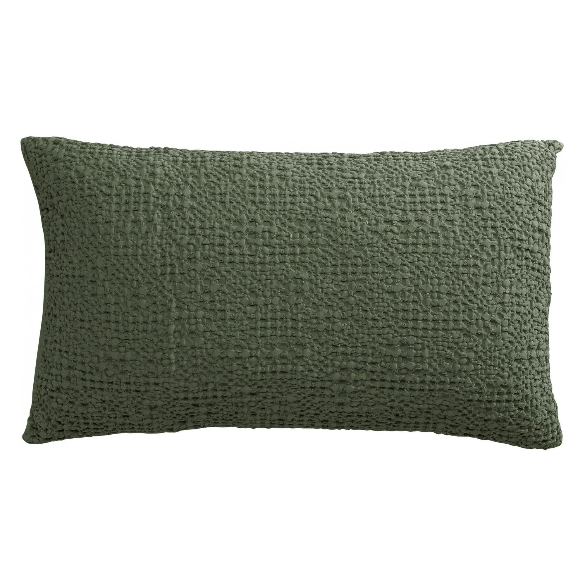 KISSEN Tana olivgrün 40 x 65 cm - Olivgrün, Textil (40/65cm) - Vivaraise