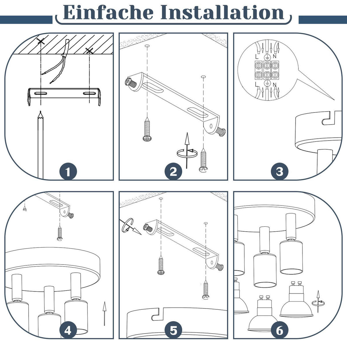 STRAHLER Windsheim 2-flammig 12/12/10.4 cm - Schwarz, Metall (12/12/10.4cm) - Nettlife