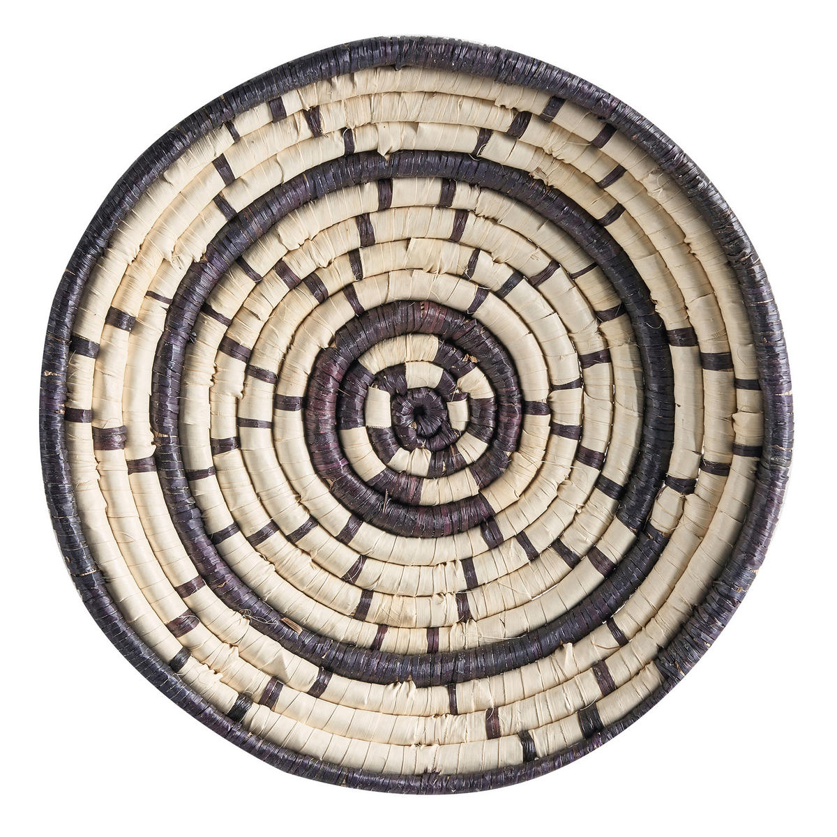 WANDDEKORATION Seegras bunt Hoabinh - Multicolor, Naturmaterialen (46/7/46cm) - Beliani
