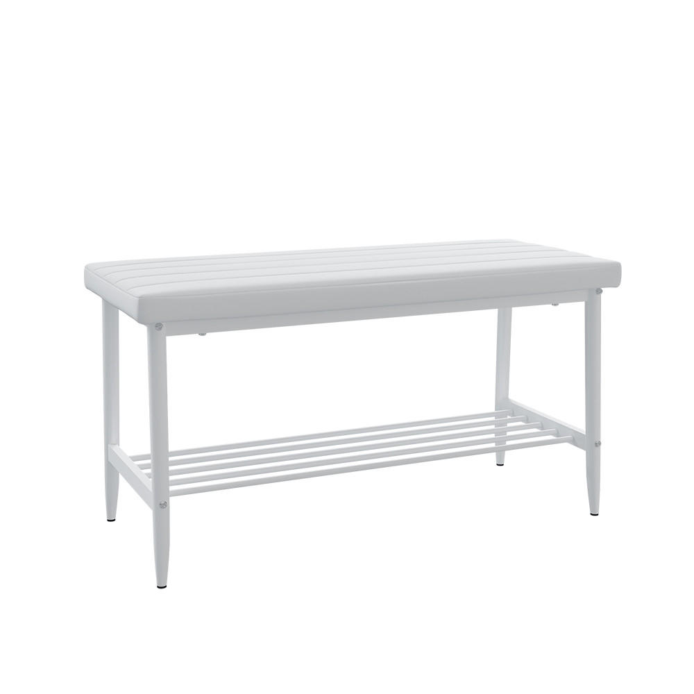 SITZBANK Grand Weiß 85 x 35 cm - Weiß, Textil (85/46.5/35cm) - Vicco