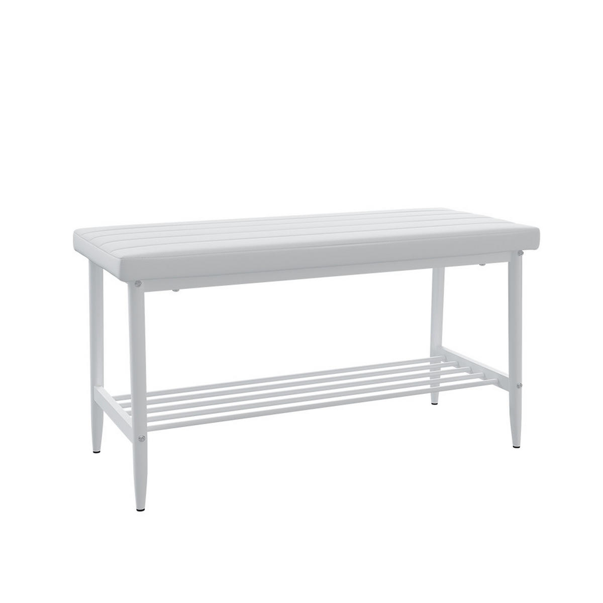 SITZBANK Grand Weiß 85 x 35 cm - Weiß, Textil (85/46.5/35cm) - Vicco