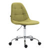 BÜROSTUHL Rhein, Stoff Grün - Grün, Textil/Metall (47/89/56cm) - TPFLiving
