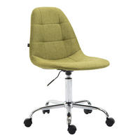 BÜROSTUHL Rhein, Stoff Grün - Grün, Textil/Metall (47/89/56cm) - TPFLiving