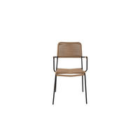 GARTENSTUHL 2er Set Holz - Braun, Holzwerkstoff (55/85/66cm) - ebuy24