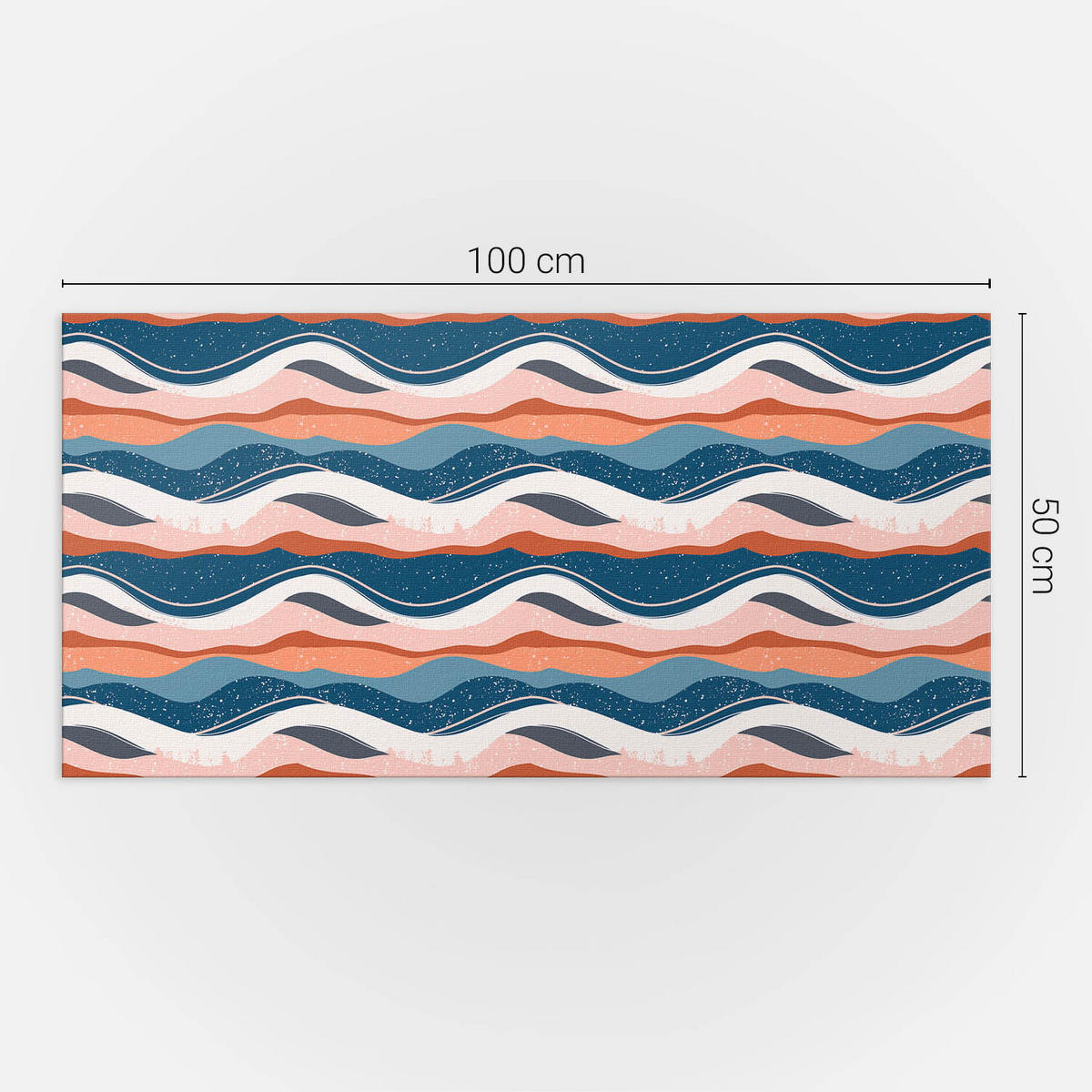 WANDPANEEL 100x50 cm selbstklebend Ondura - Multicolor, Kunststoff (50/1.6/100cm) - Wallfluent