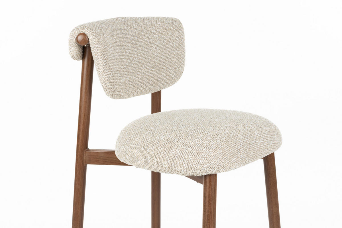 BARHOCKER Lee - Beige - 52.5/43.5/89.5 cm - 2er-Set - Beige, Textil (43.5/89.5/52.5cm) - Novel