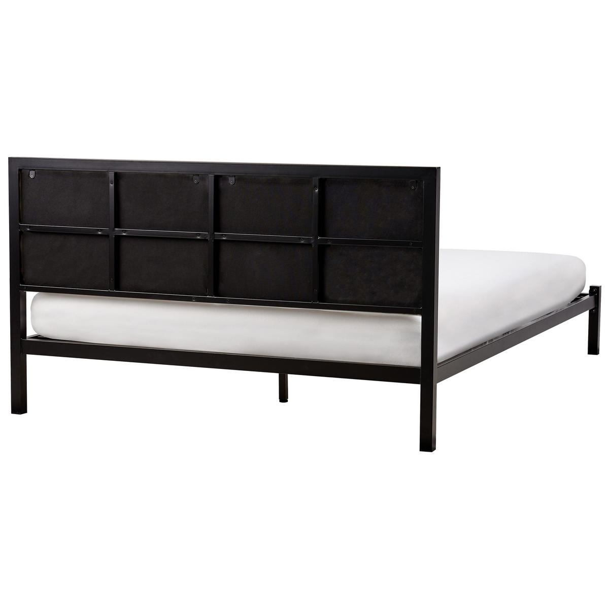 BETT mit Lattenrost 140x200 cm Schwarz Clamart - Schwarz, Metall (140/200cm) - Beliani