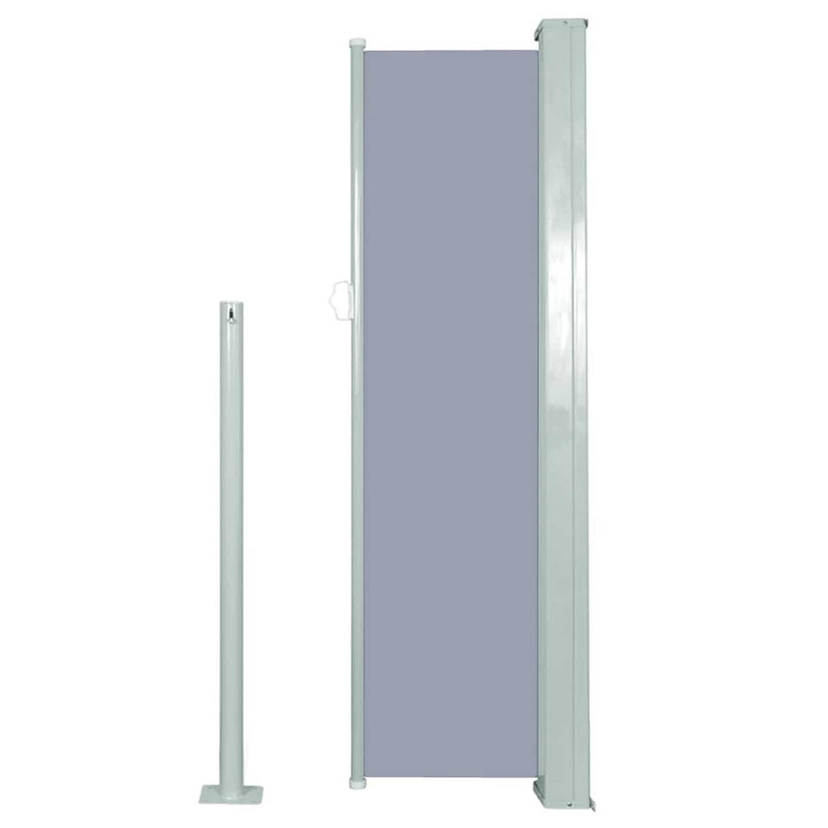 AUSZIEHBARE Seitenmarkise 120x300 cm Grau - Grau, Textil (3/120/300cm) - furnicato