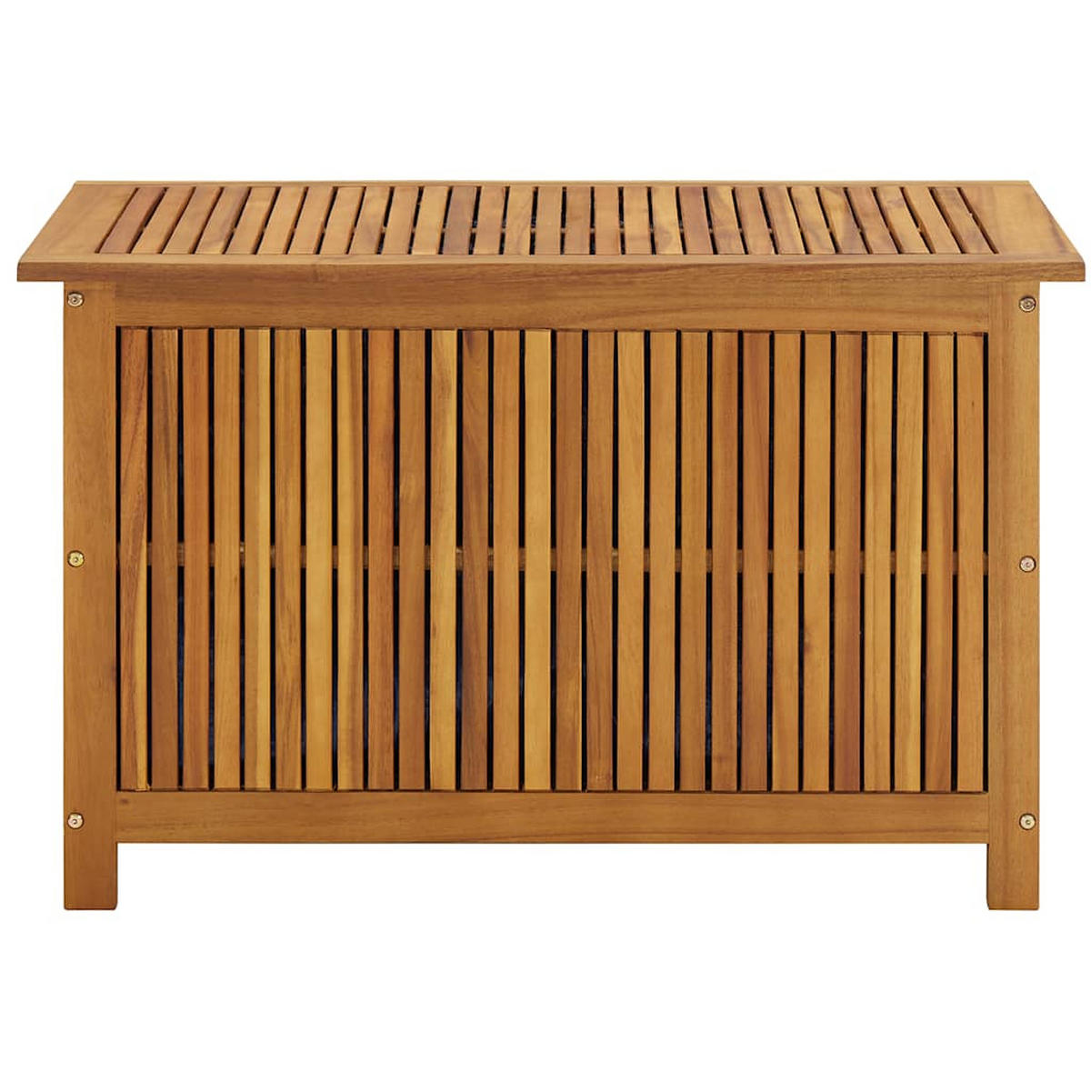 GARTENBOX 90/50/58 Cm Massivholz Akazie - Akaziefarben, Holz (90/58/50cm) - vidaXL
