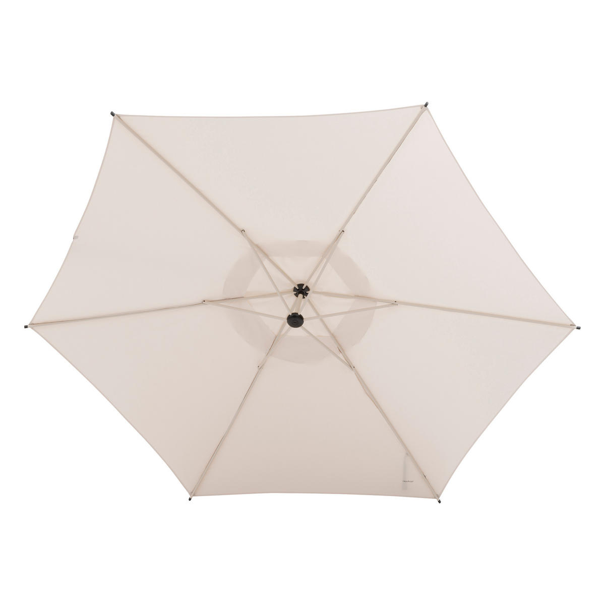 GARTENSCHIRM Manoa 300 cm - Creme, Metall (292/306cm)