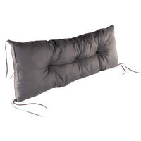 SITZKISSEN 120/40/13 cm, in Dunkelgrau für 2 Personen, Bankauflage - Dunkelgrau, Naturmaterialien (120/13/40cm) - Best for Kids