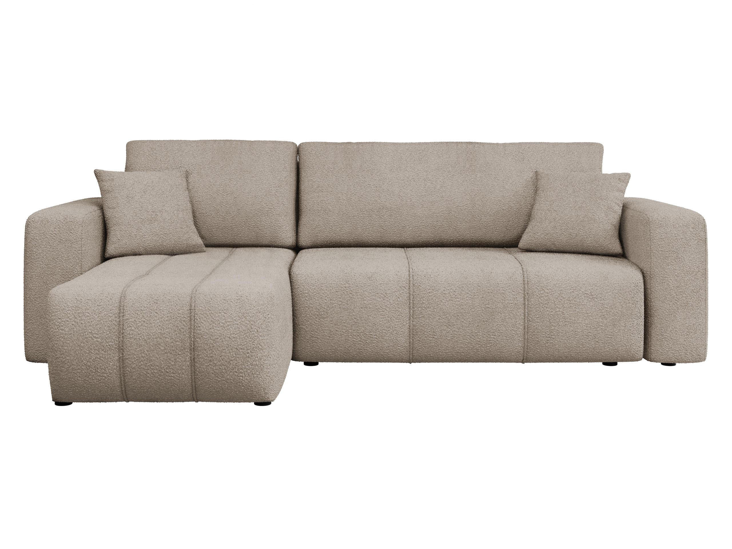 Mirjan24 Ecksofa Braun 244x145 cm