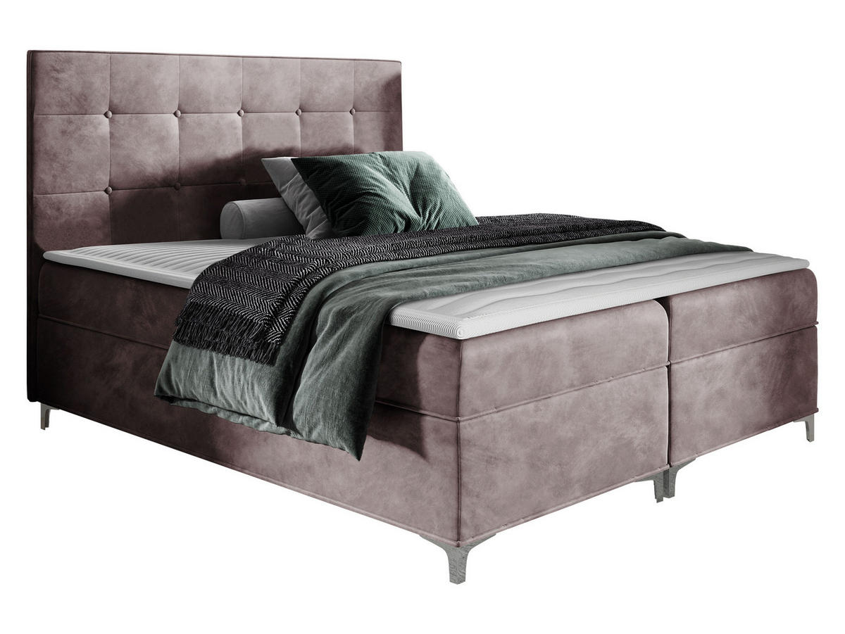 BOXBETT Snake - Violett, Holz (140/200cm) - MIRJAN24