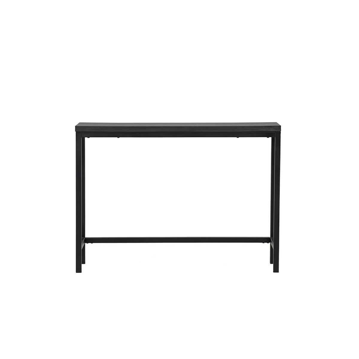 KONSOLENTISCH, Rise, Schwarz, Stahl, 30 x 110 x 80 cm - Schwarz, Metall (110/30/80cm) - ebuy24
