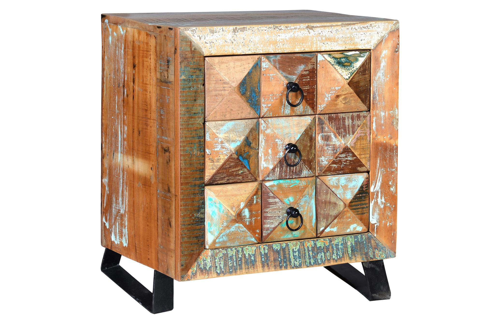 Giner y Colomer Nachttisch Chrom 40x60x50 cm