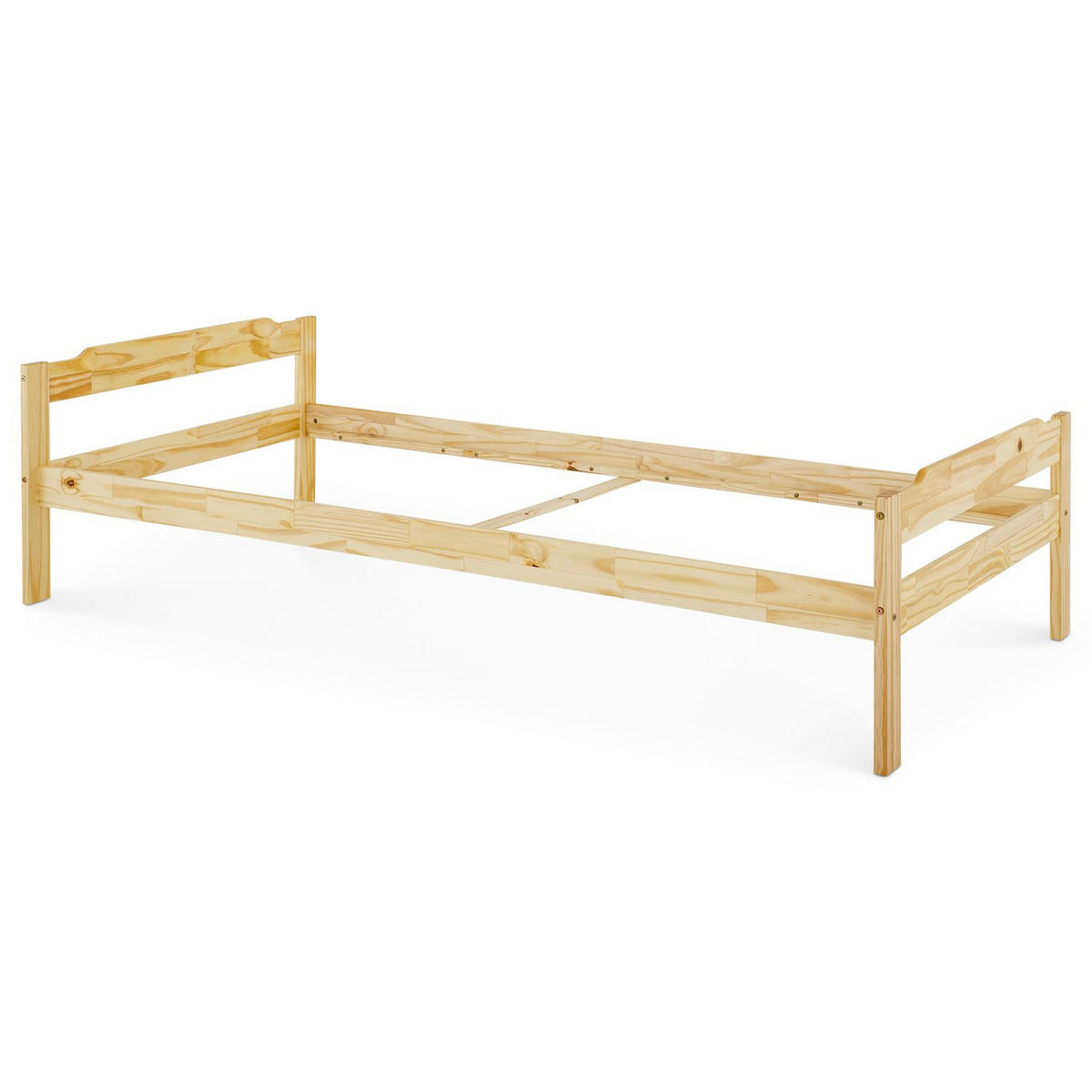 EINZELBETT MORITZ 90X200 CM - Naturfarben, Holz (90/200cm) - IDIMEX
