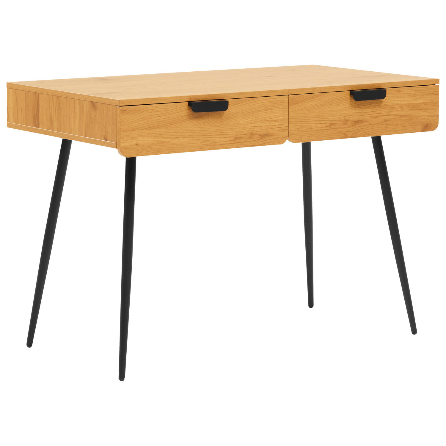 SCHREIBTISCH Louis - Braun, Holzwerkstoff (110/60/75cm) - Happy Garden