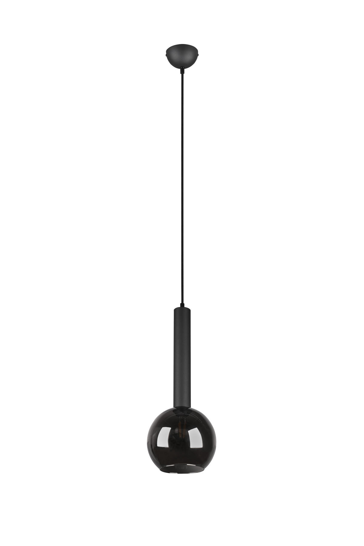 HÄNGELAMPE CLAYTON - Schwarz - 20/20/150 cm - Schwarz, Metall (20/20/150cm) - Trio Leuchten