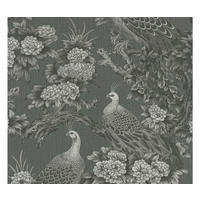 VLIESTAPETE Schwarz 53/1005 cm - Schwarz, Textil (53/1cm) - KUNSTLOFT