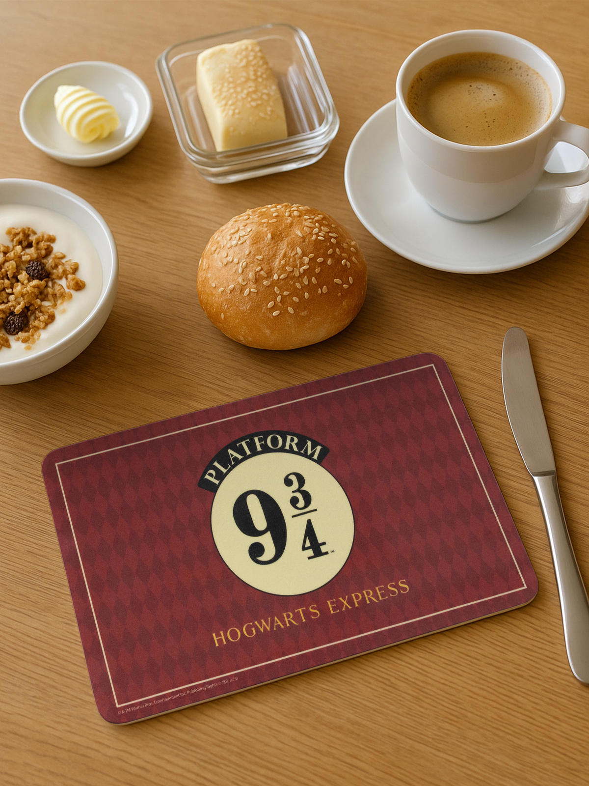 BRETTCHEN Harry Potter Hogwarts Express Platform 9 3/4 Rot 14,5 x 23,5 cm - Rot, Kunststoff (14.5/23.5cm) - United Labels