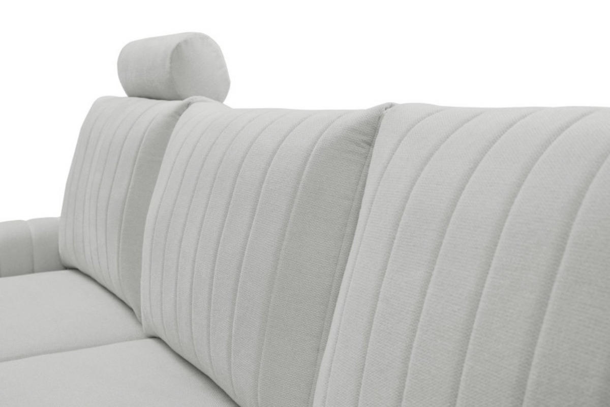 ECKSOFA Popiel Mango Mit Schlaffunktion Links - Grau, Textil (251/164cm) - Sepro Meble