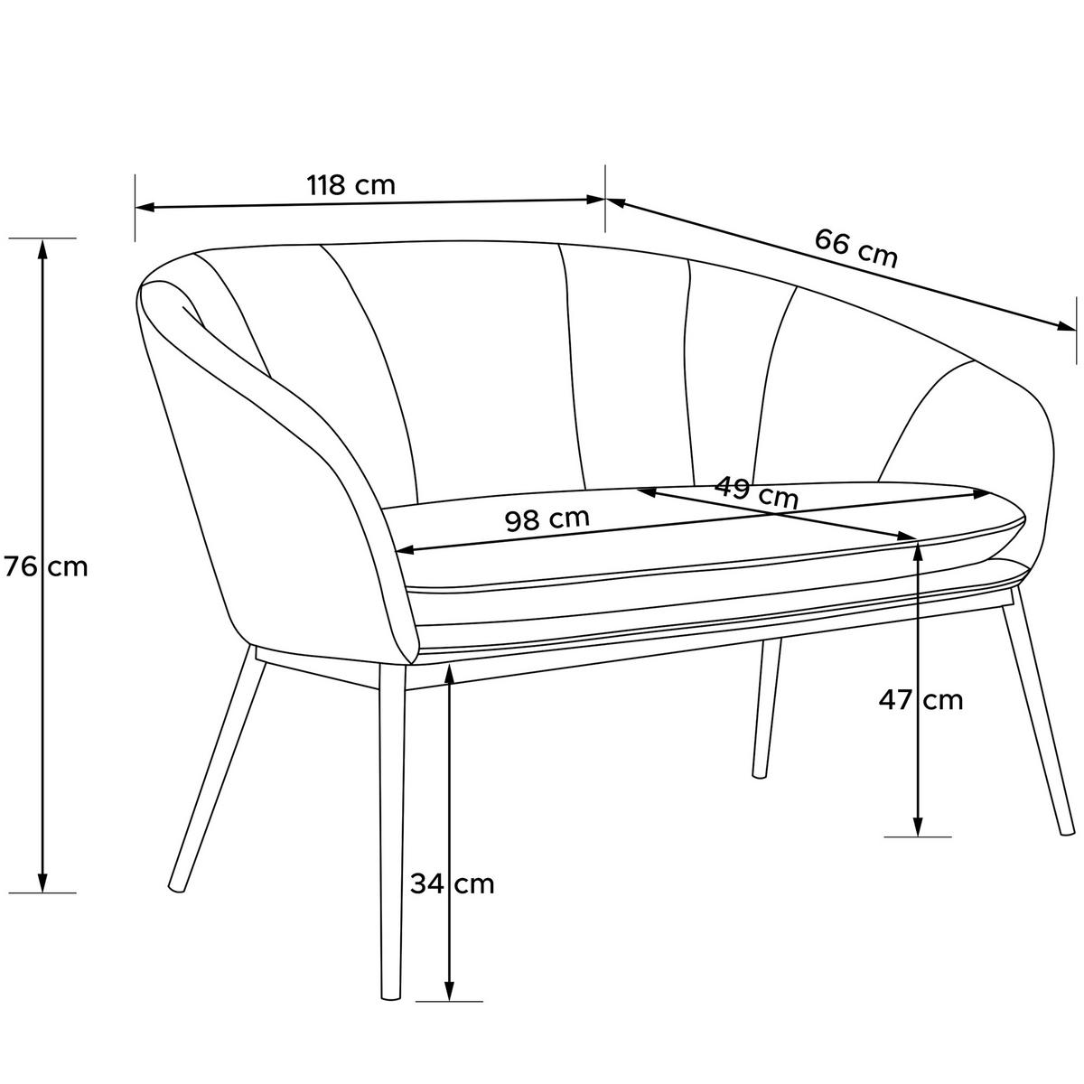 GARTENGARNITUR SOLIS - Weiß, Textil/Metall - KONSIMO®
